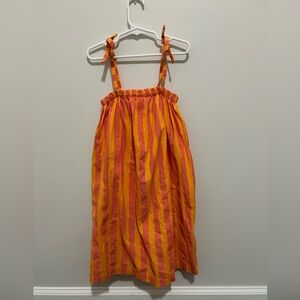 Wynken Pink and Orange Striped Dress